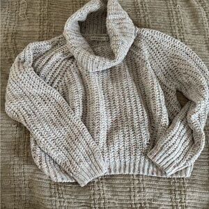 moon & madison Multicolor Knit Cowl Neck Sweater